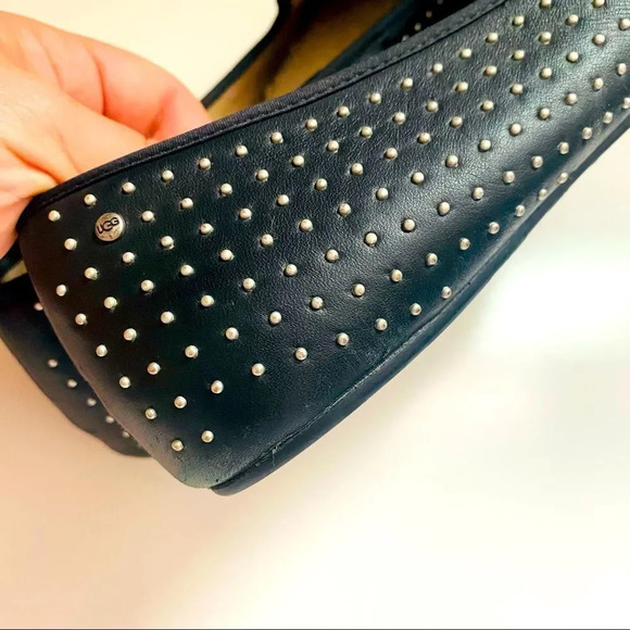 Ugg Australia Alloway Black Studded Flats - Picture 8 of 11